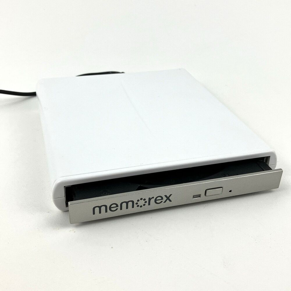 Memorex 8X Slim DVD Multi-Format Player Recorder Writer MRX-650LE v7 White